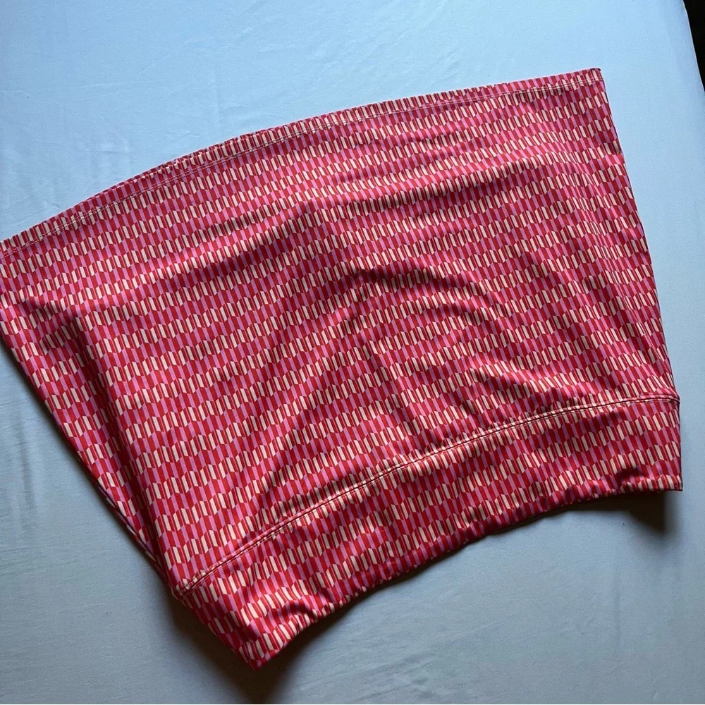 A. PUTNAM pink geo print knit athletic tennis golf‎ outdoors mini skirt skort